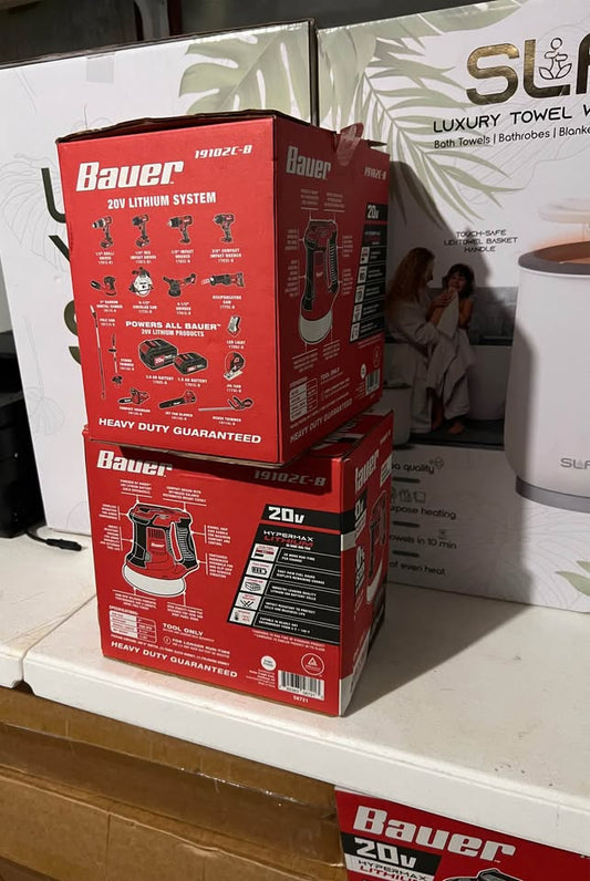 Pulidora Bauer 20V Nueva – Modelo 191802C-B